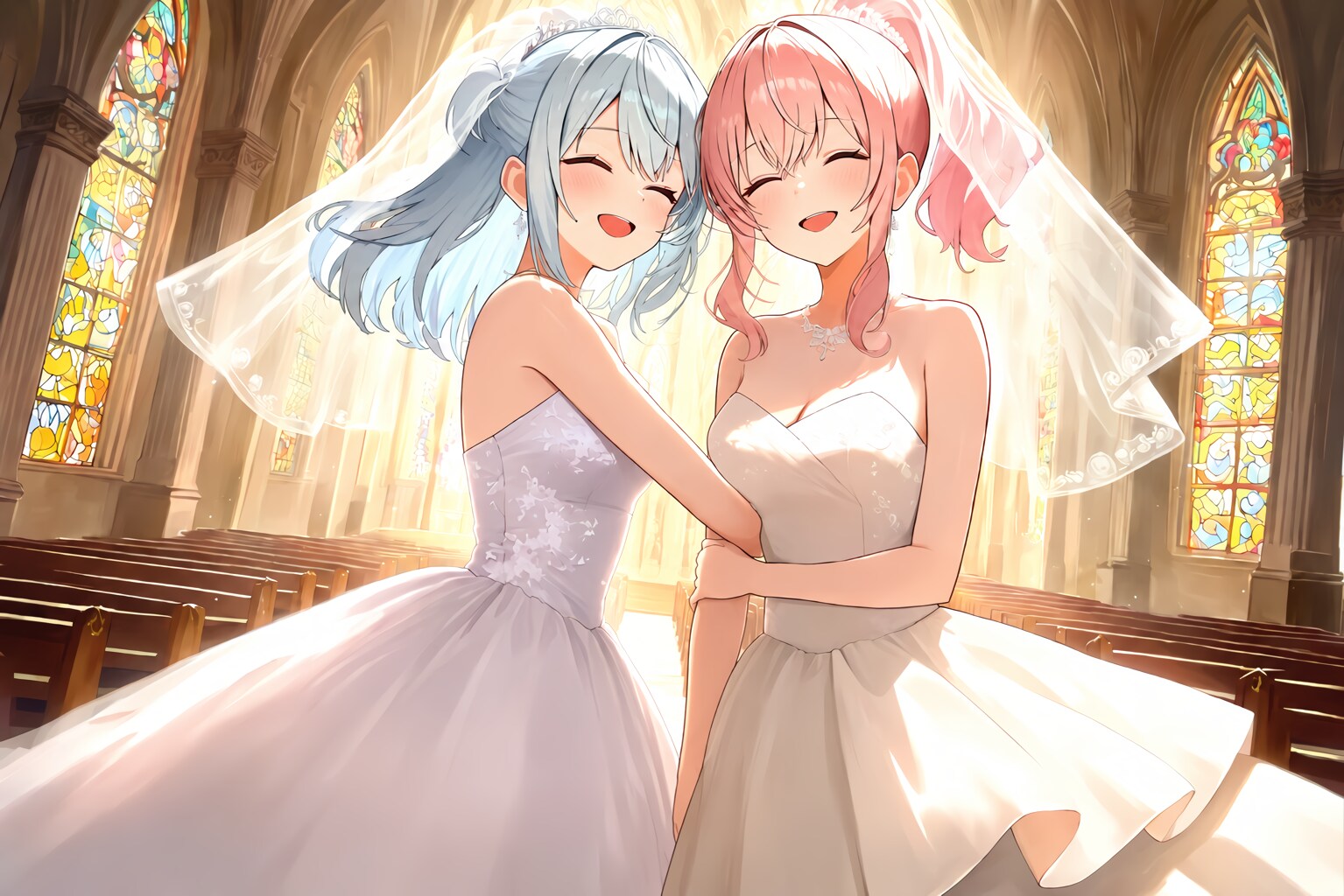 百合カップル試作_LILAC_ジューンブライド