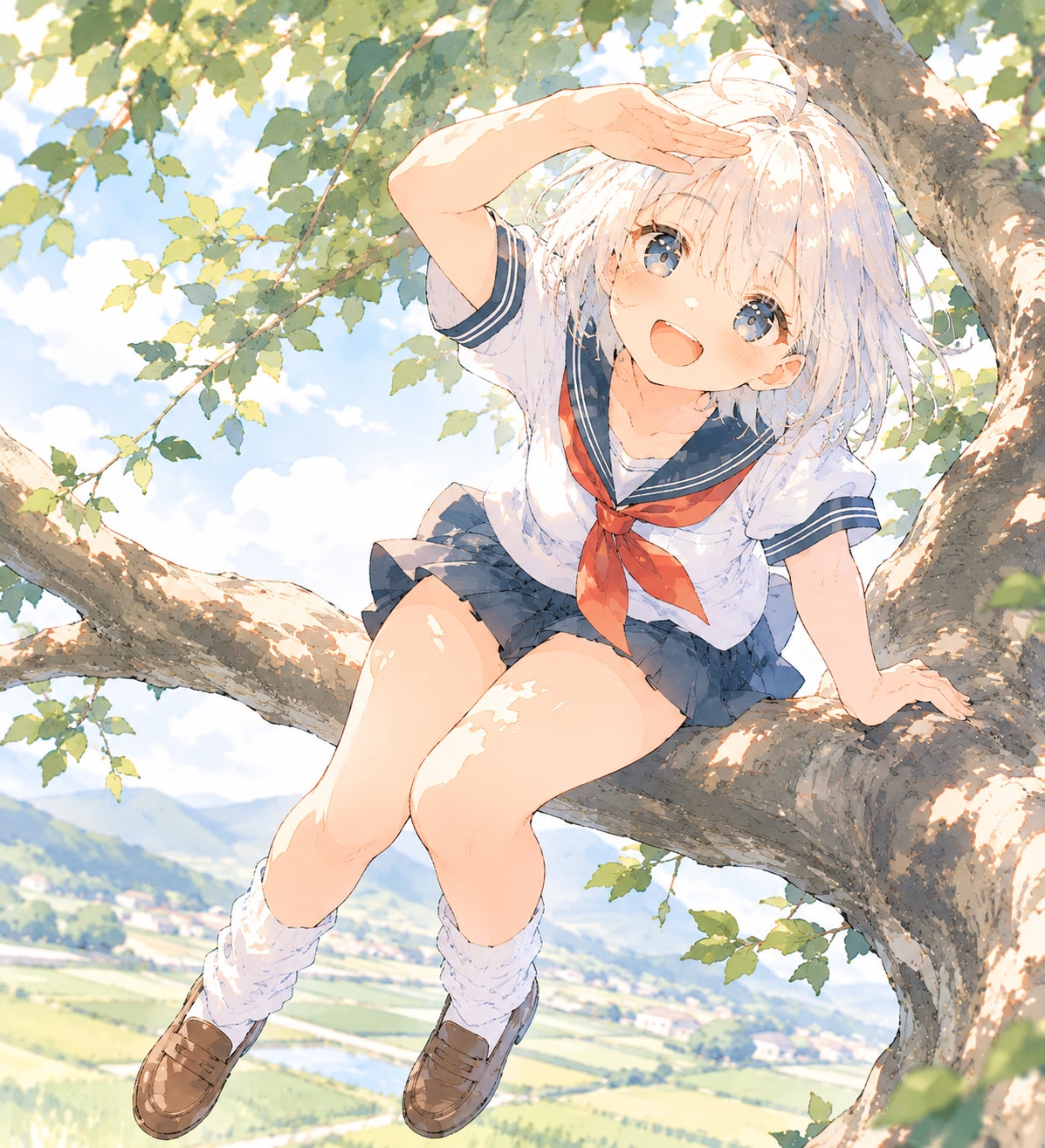 いなかの女の子