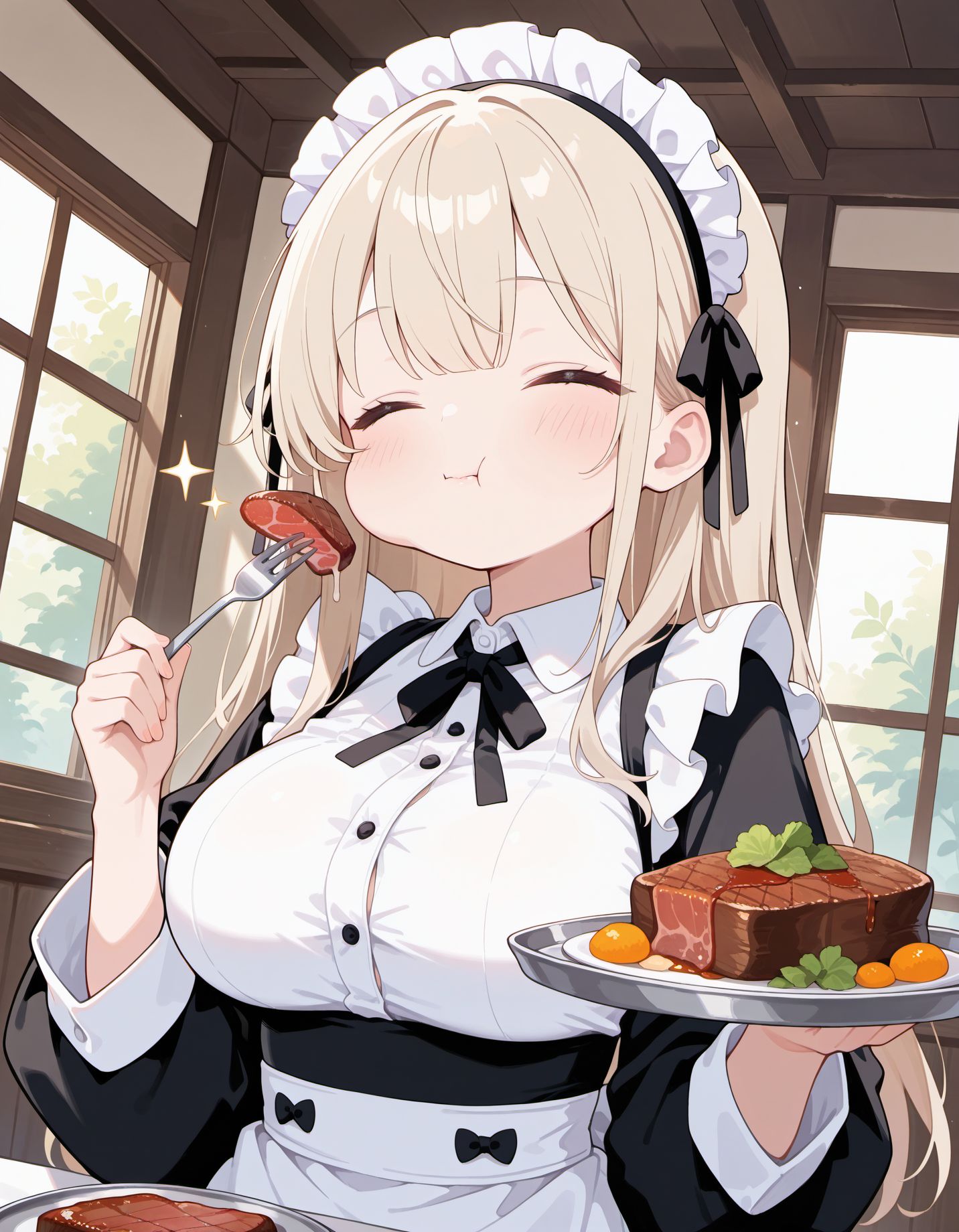 つまみ食いメイドさん