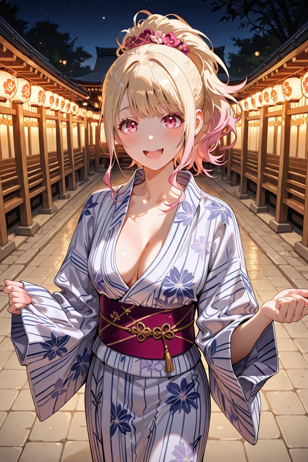 ポニーテールにした愛桜ちゃん | の人気AIイラスト・グラビア