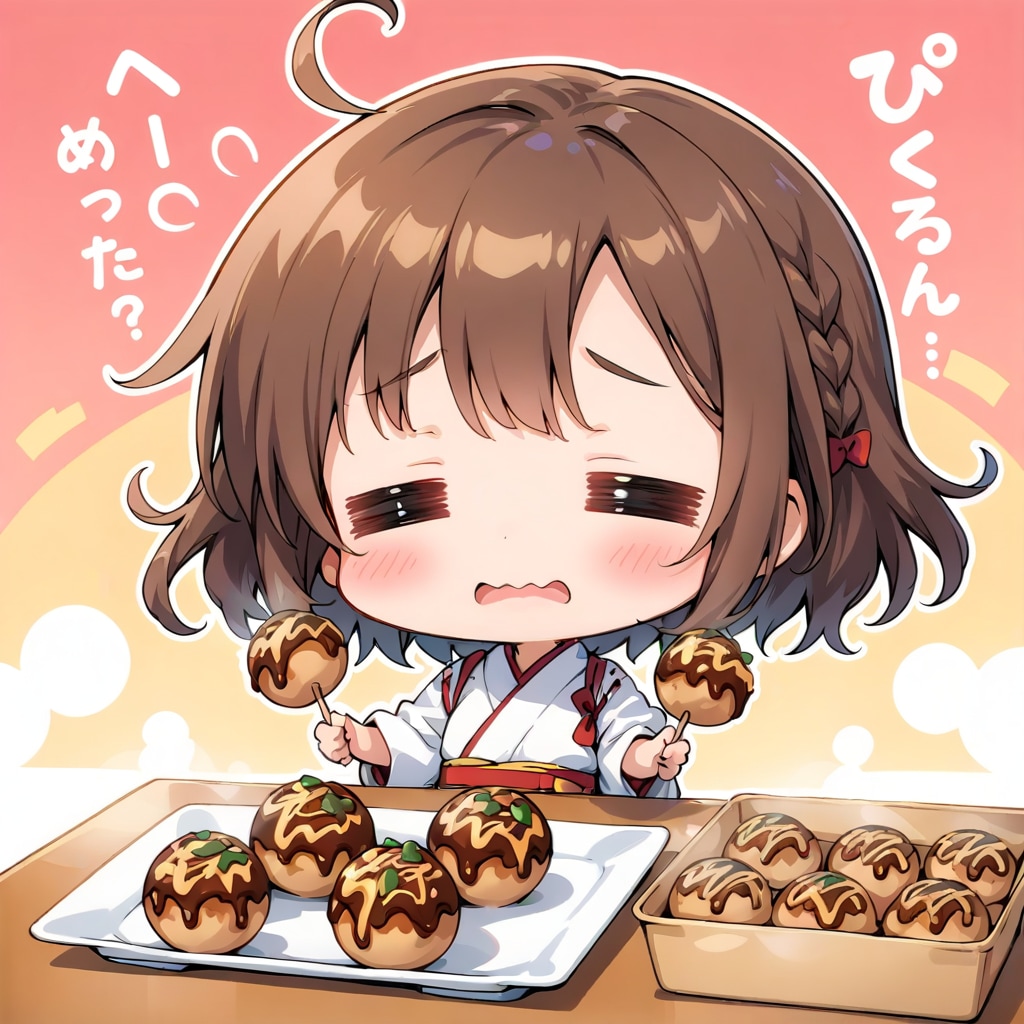 ちび,たこ焼き