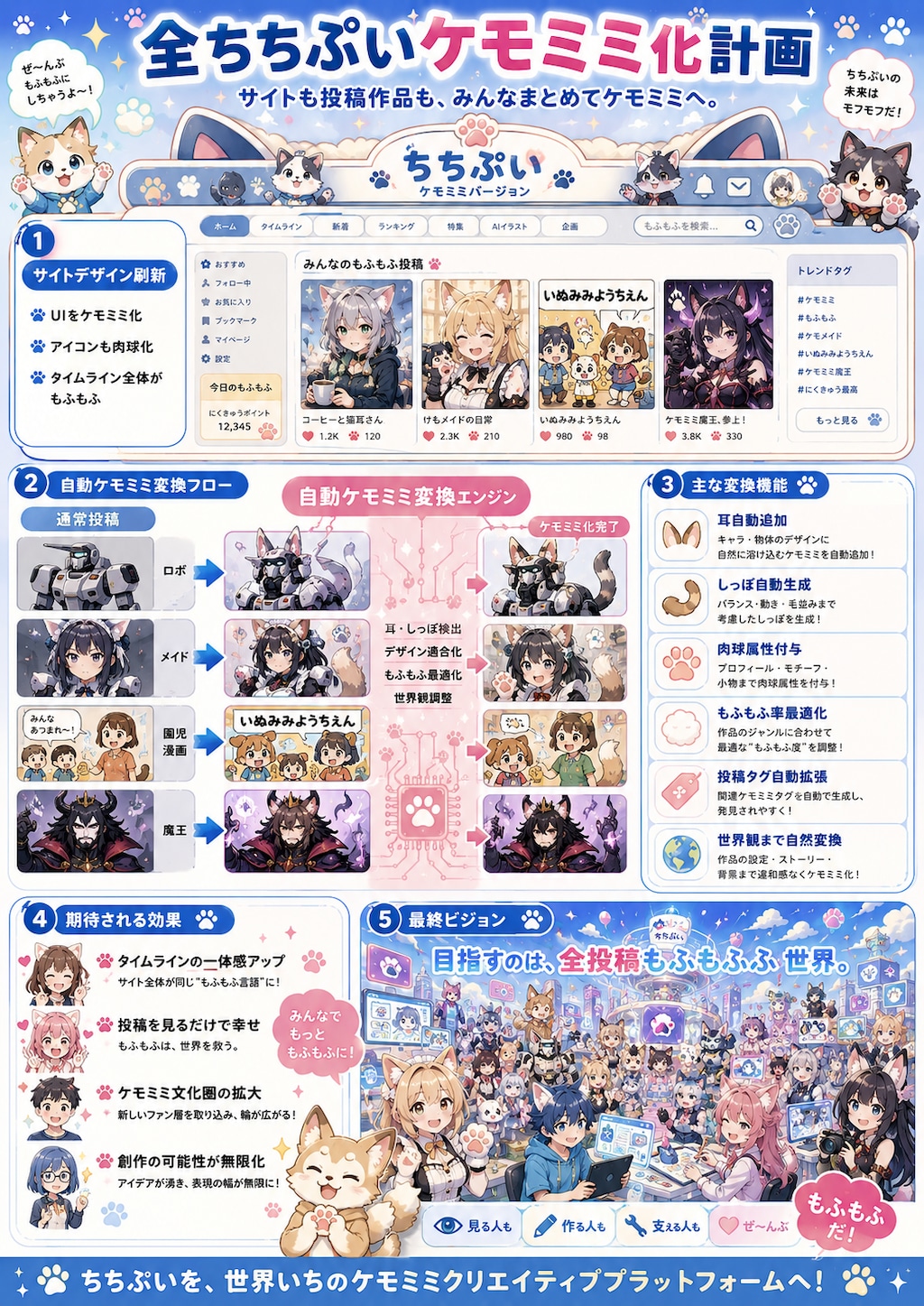 ちちぷいケモミミ化！
