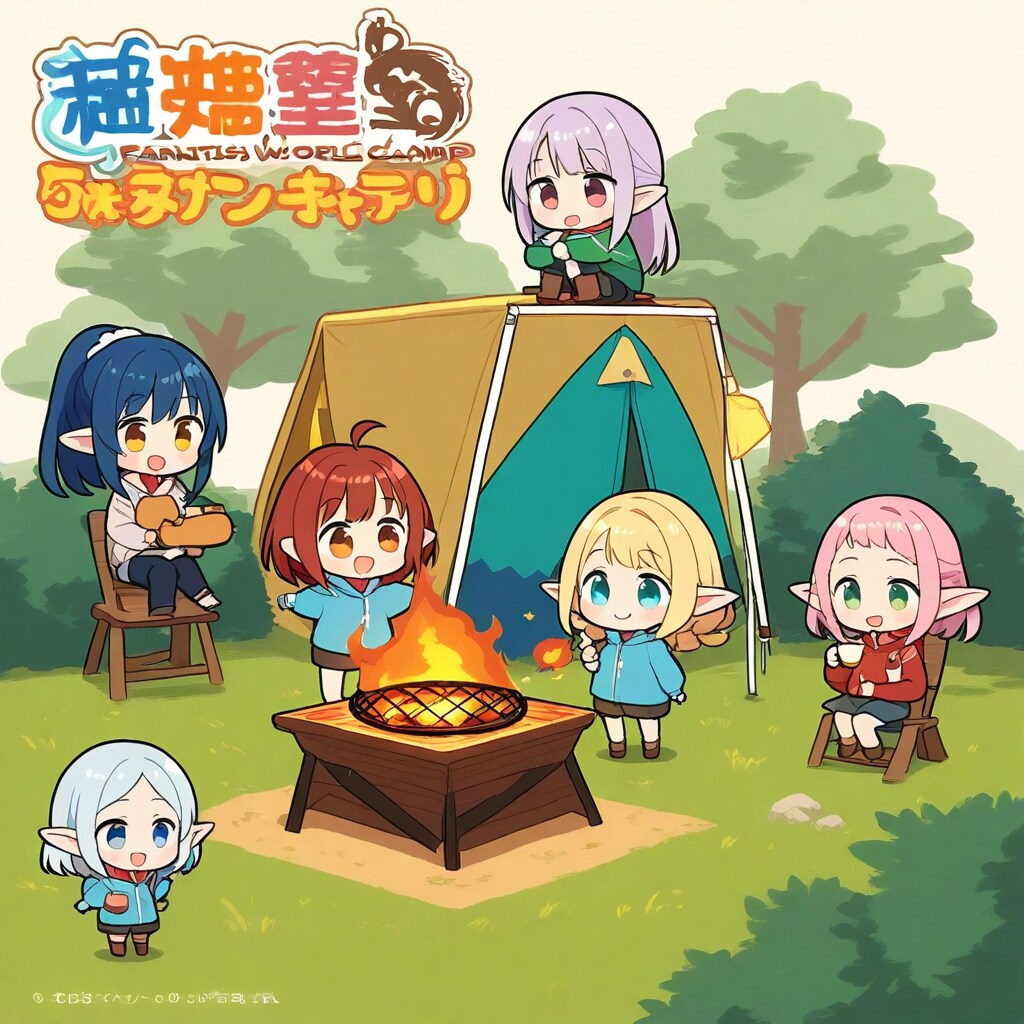 ちびっこエルフキャンプ | の人気AIイラスト・グラビア