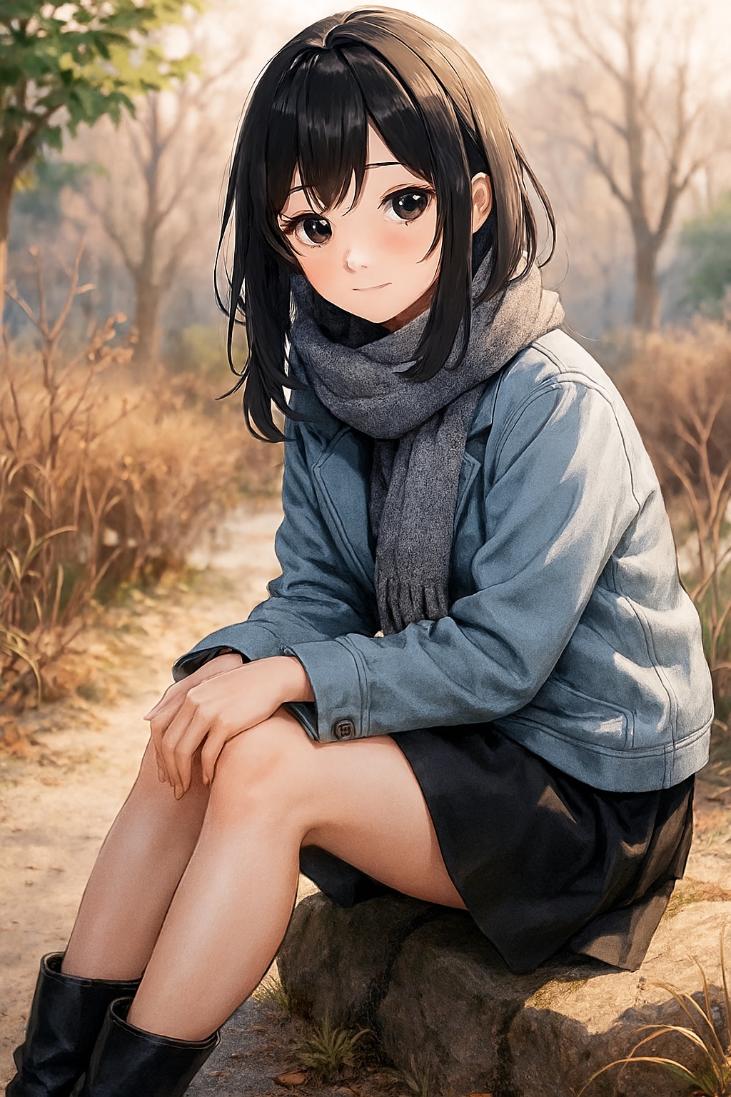 冬と少女 3 | の人気AIイラスト・グラビア