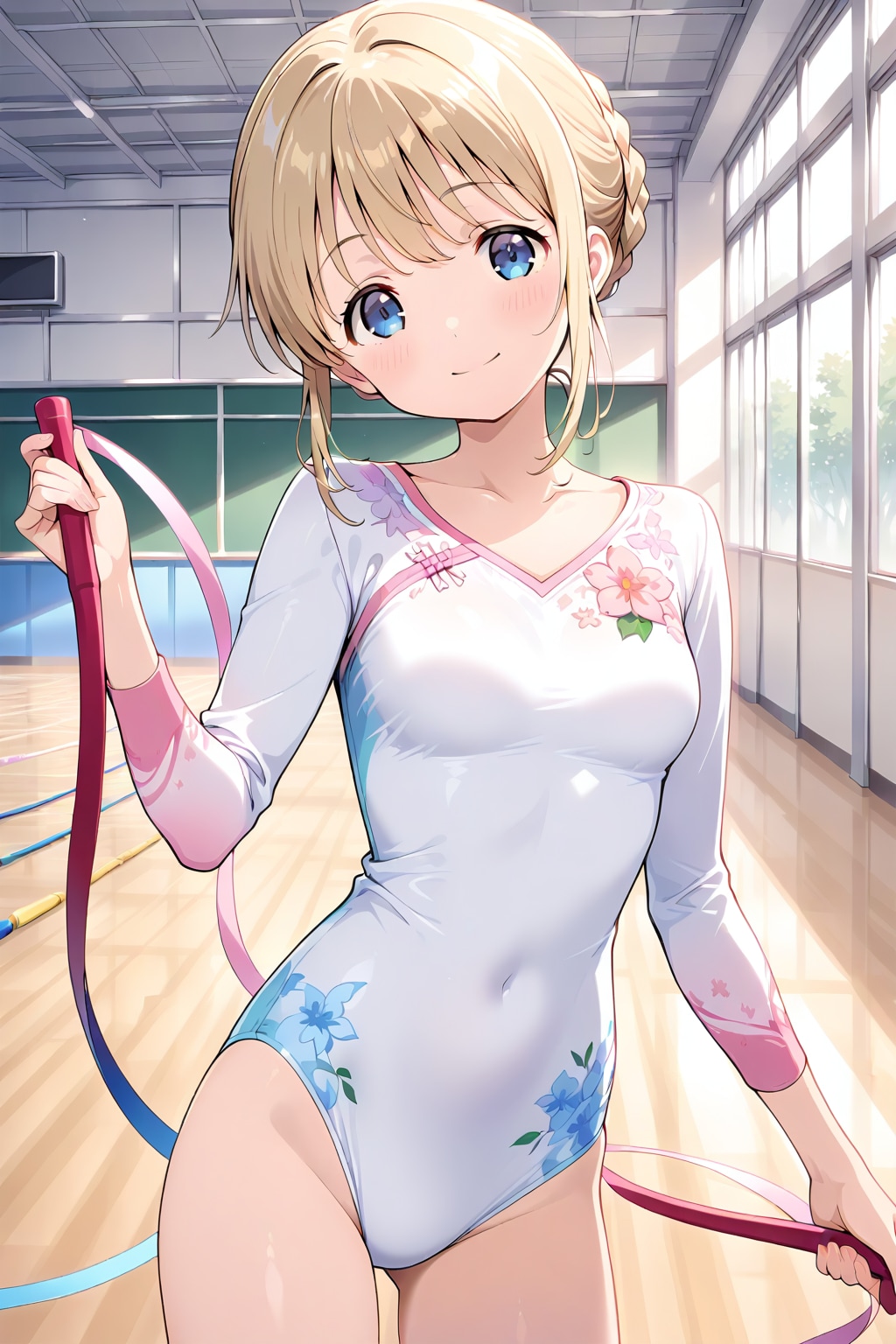 新体操部の瑛梨ちゃん✨５４ | の人気AIイラスト・グラビア