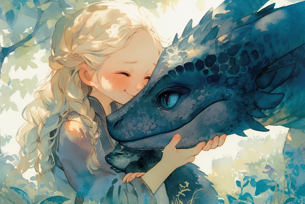 ドラゴンと少女（竜騎士）170