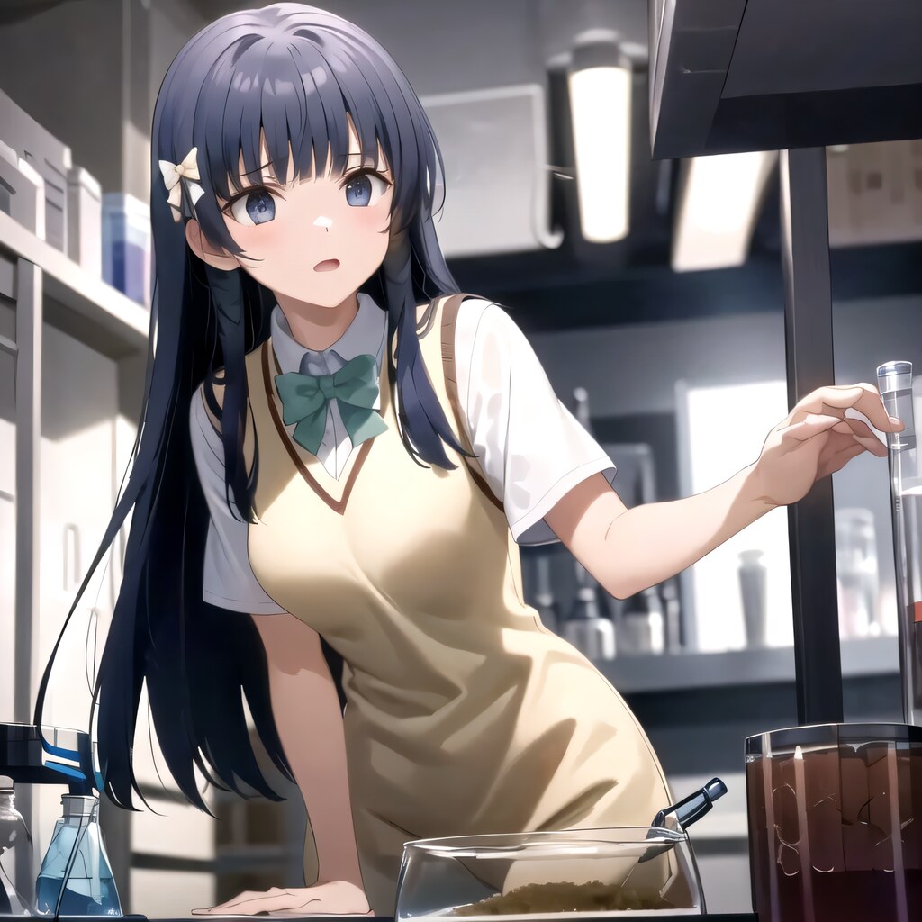 黒髪ロングの少女