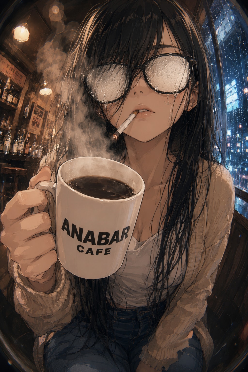 いい香り🚬🍺🥛