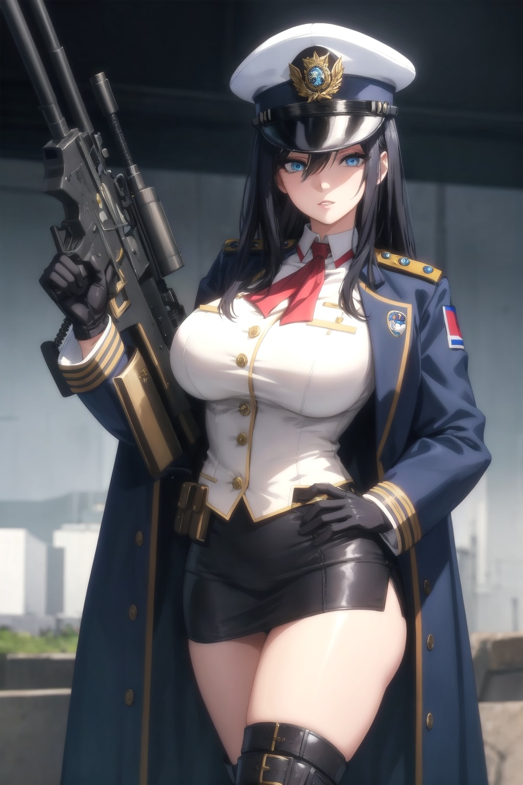 ミニスカとライフル