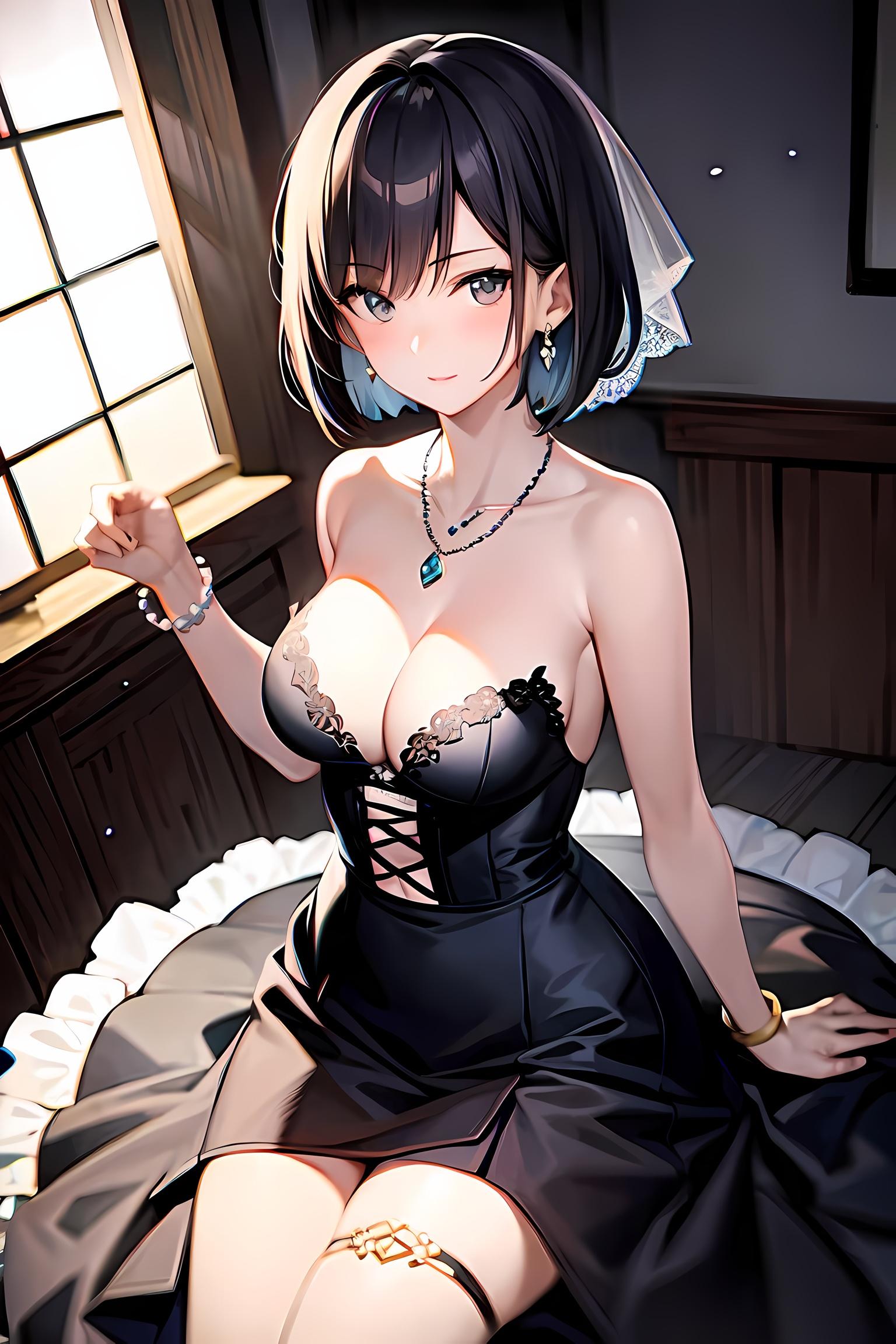 ドレス姿の少女