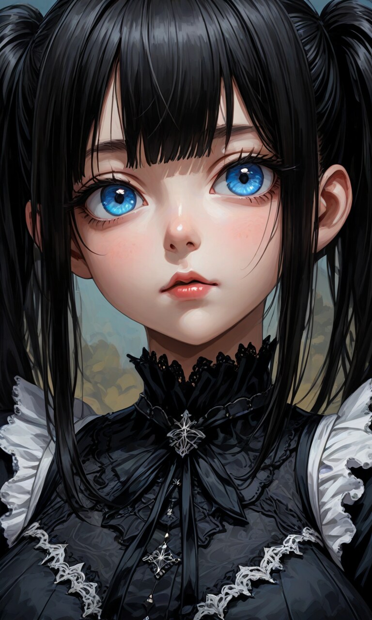 黒髪ドール | の人気AIイラスト・グラビア