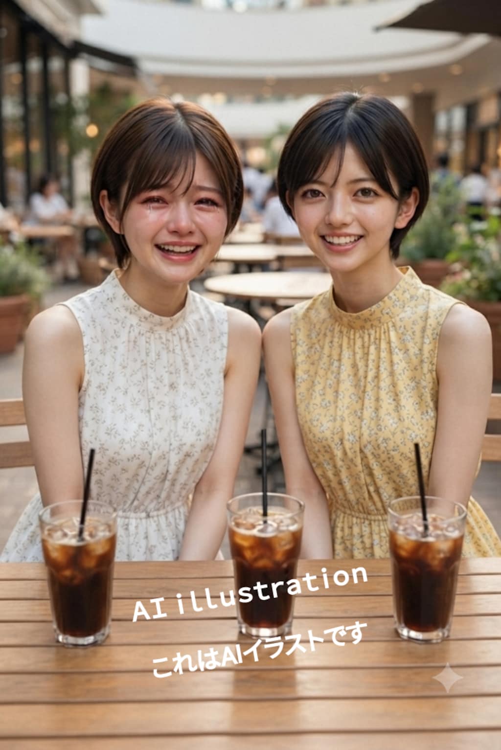 ボクにとってのふたりの初恋の美少女。 妄想3人デートの続き──  言われるまま、彼女たちのヘアカットに立ち会うと…… 鋏の感触が残るふたりに思わず『かわいかったよ』と。