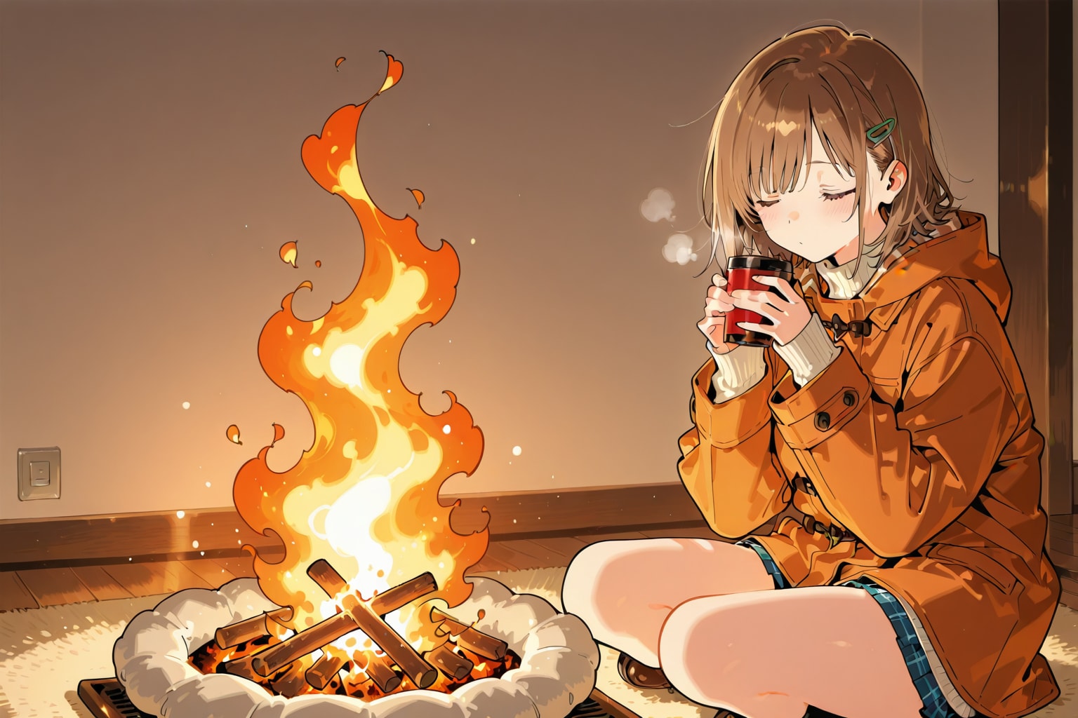 phoenixさんでとんど焼き | の人気AIイラスト・グラビア