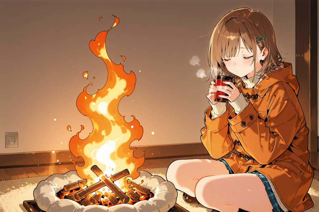 phoenixさんでとんど焼き