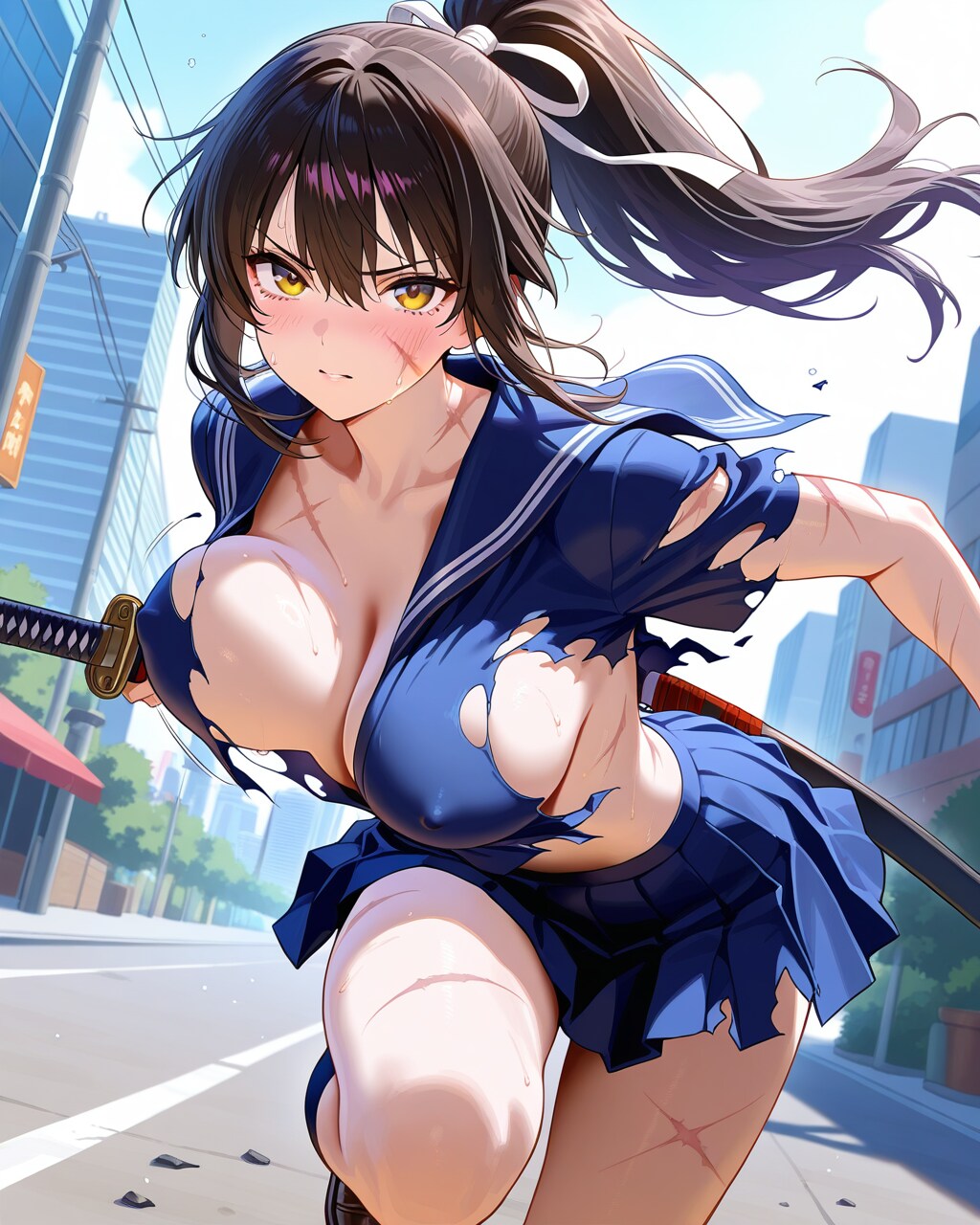 弾！
