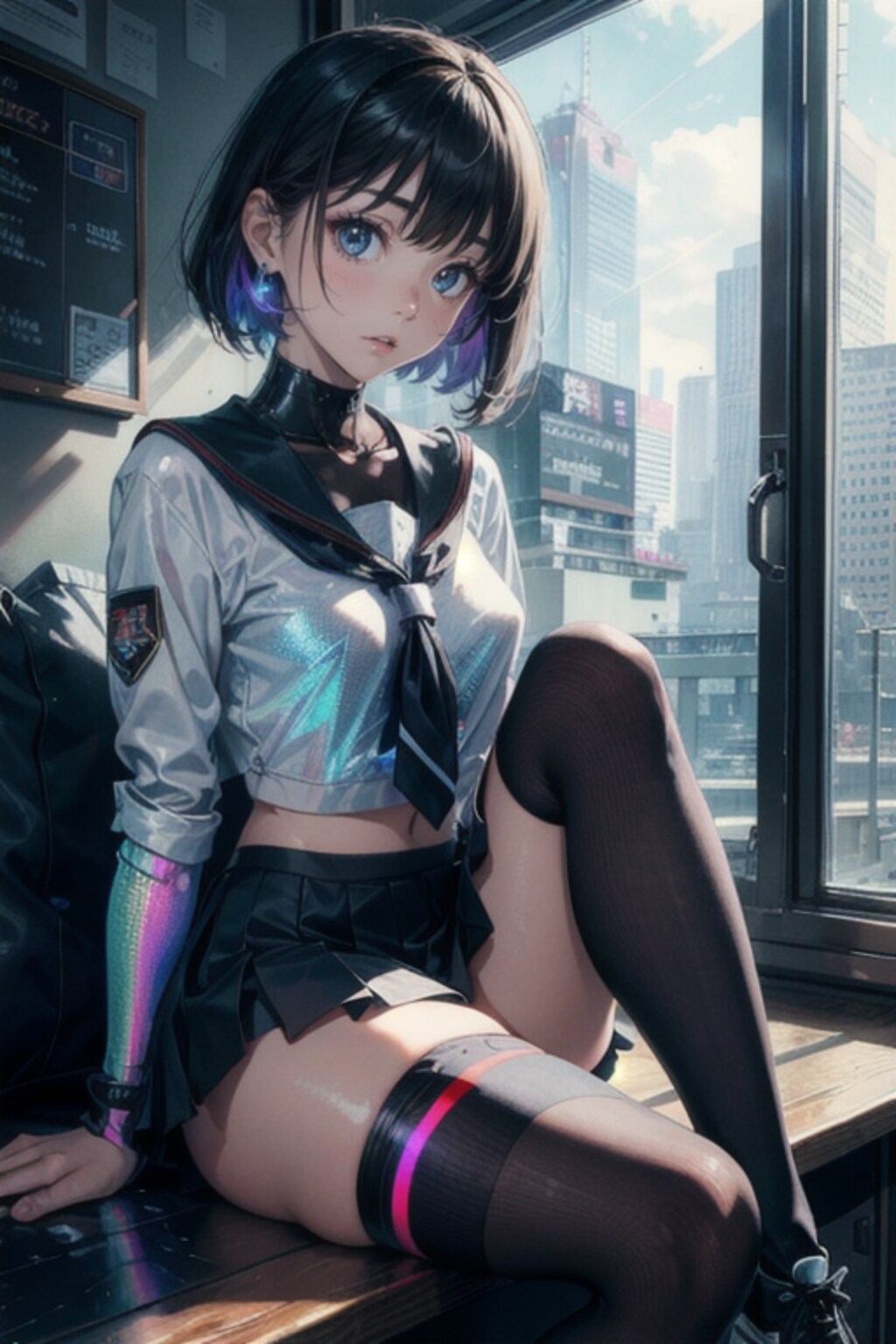 近未来な学校の制服