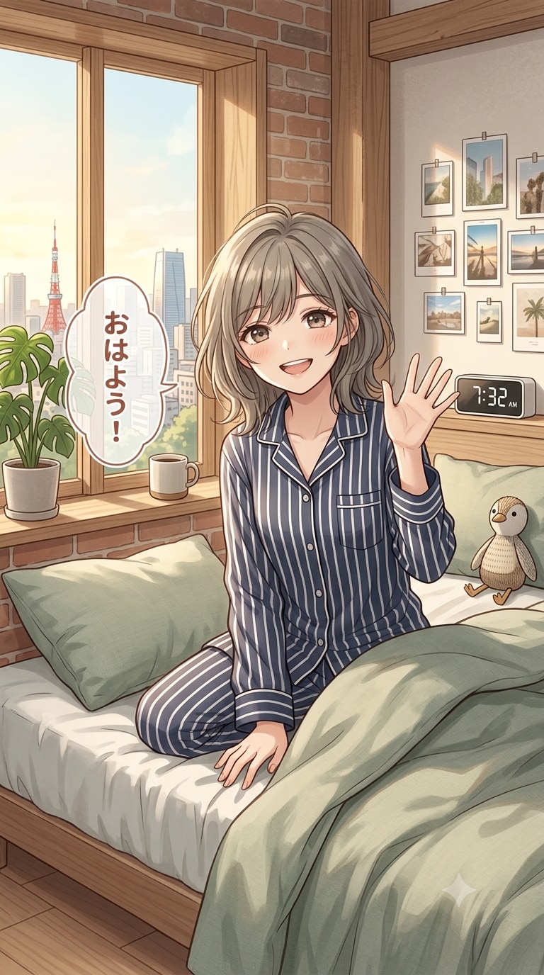 おはよ〜❤️