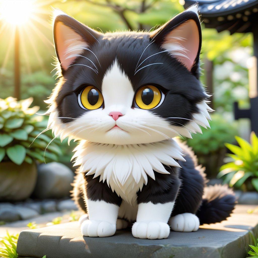 さまざまな色の子猫