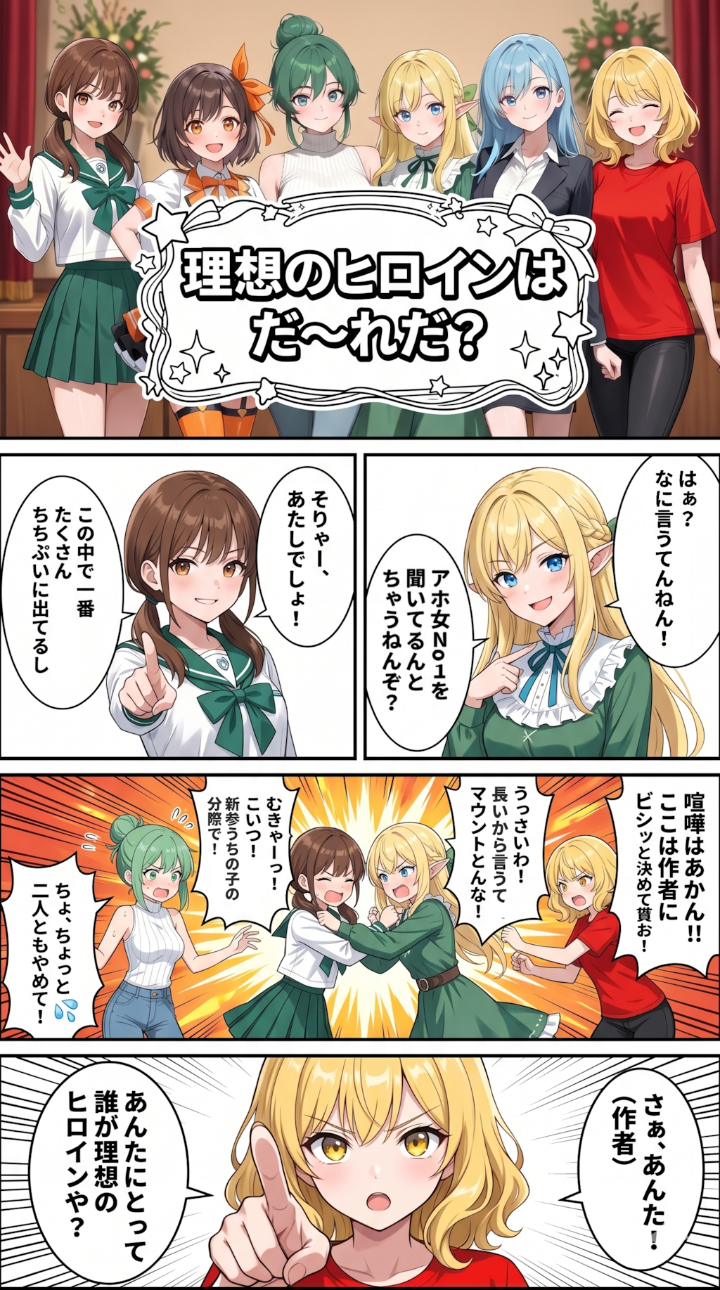 理想のヒロインはだ～れだ？