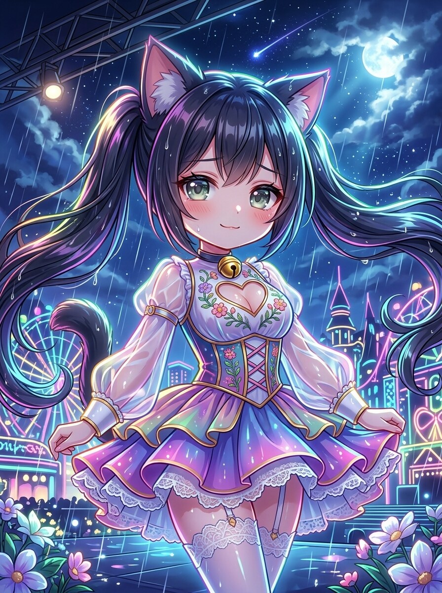 黒ツイにゃん