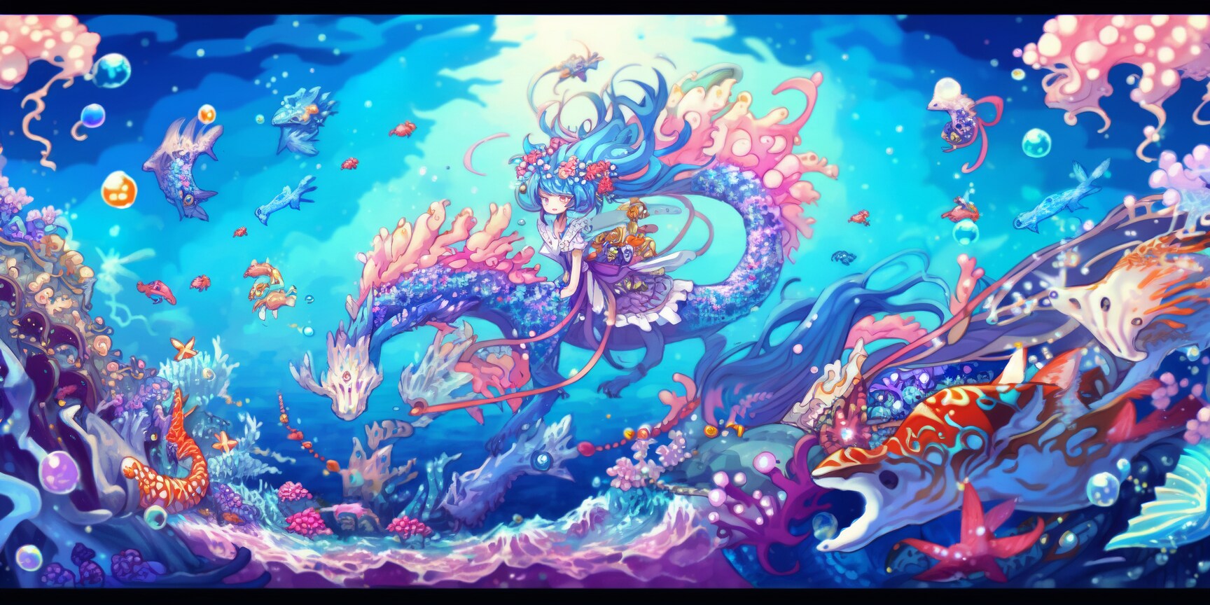 海に住まう龍神