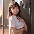 更衣室のあの子01 4枚目