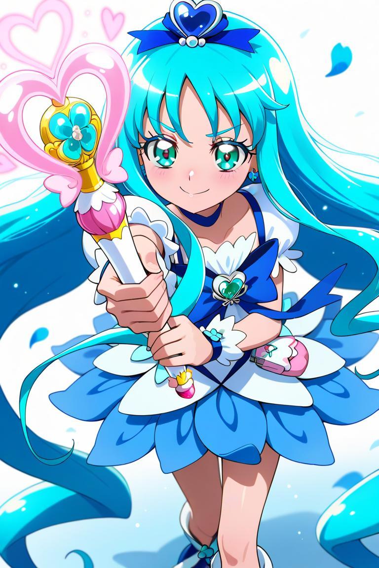 ハートキャッチプリキュア　キュアマリン | の人気AIイラスト・グラビア
