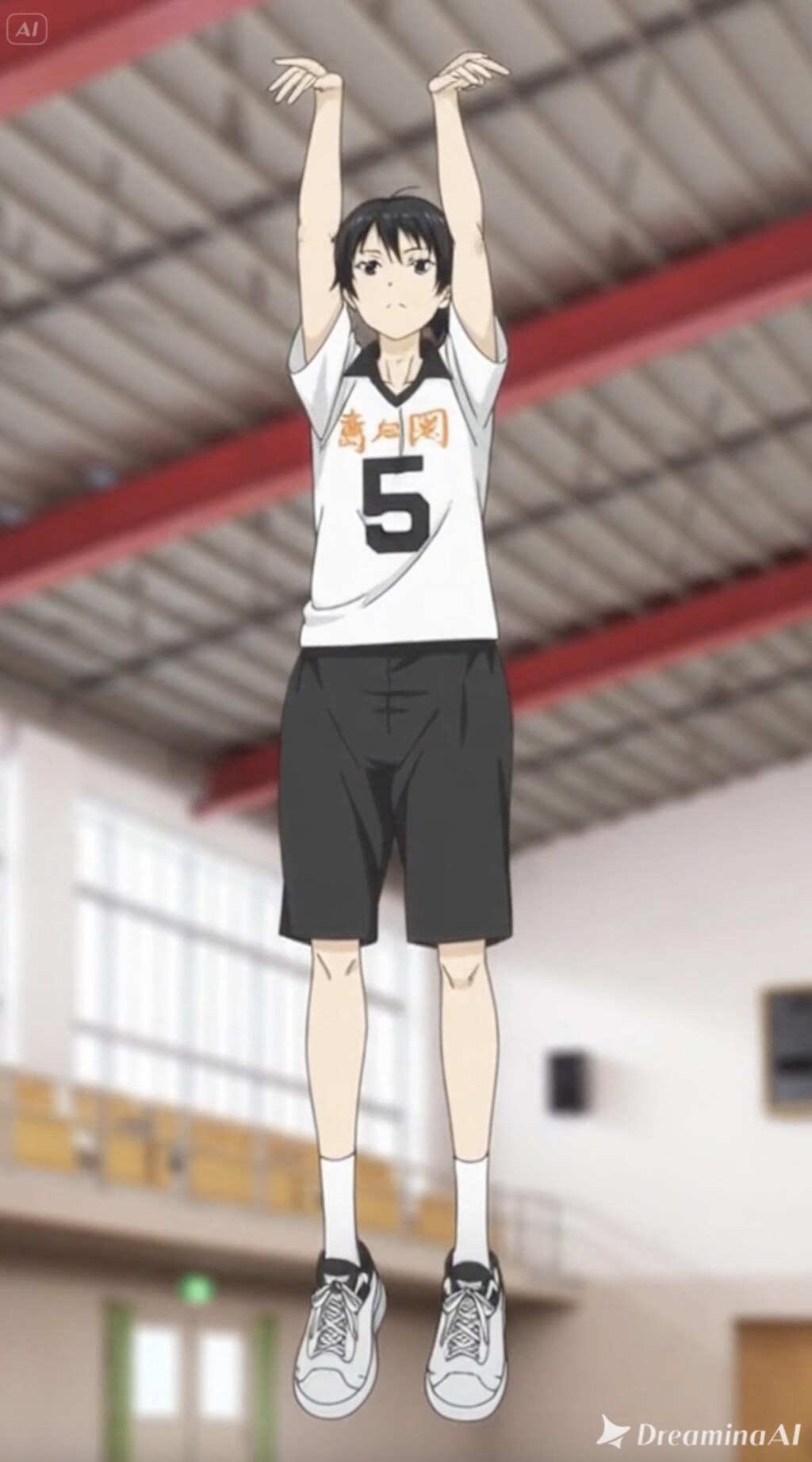 女バスのジャンプシュート378