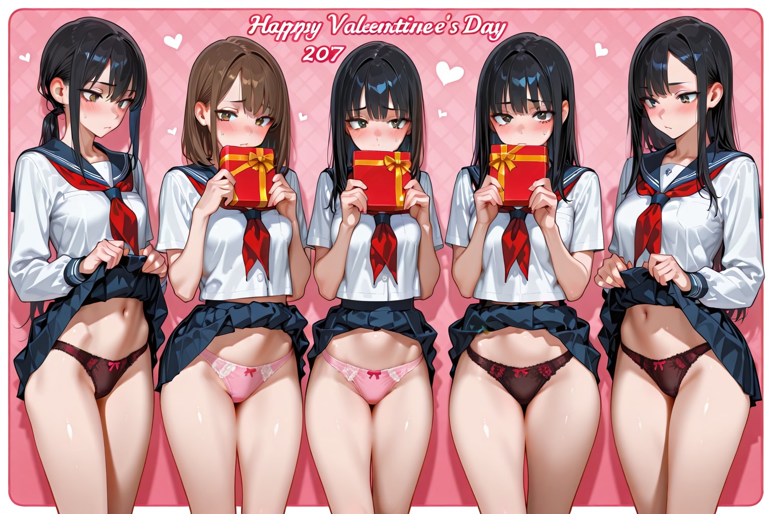 チョコと〇〇をあげる！