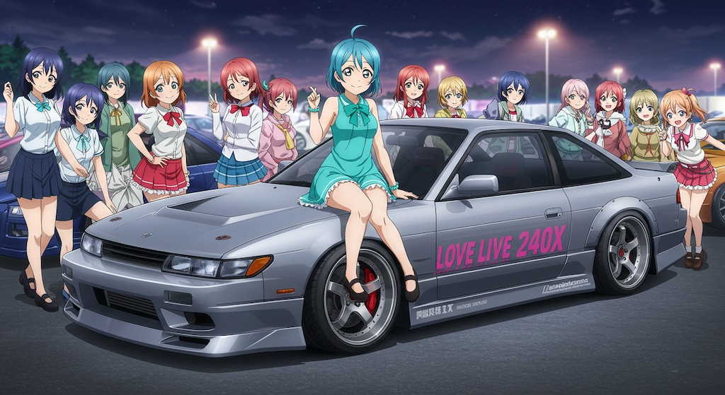 ラブライブキャラとS13シルビア