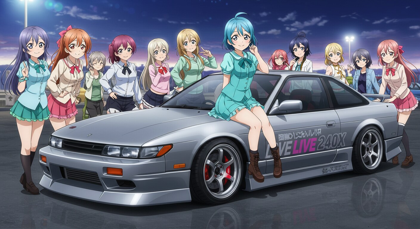 ラブライブキャラとS13シルビア | の人気AIイラスト・グラビア