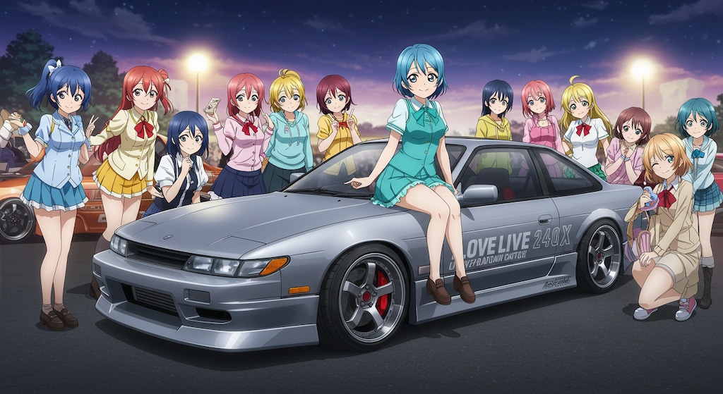 ラブライブキャラとS13シルビア