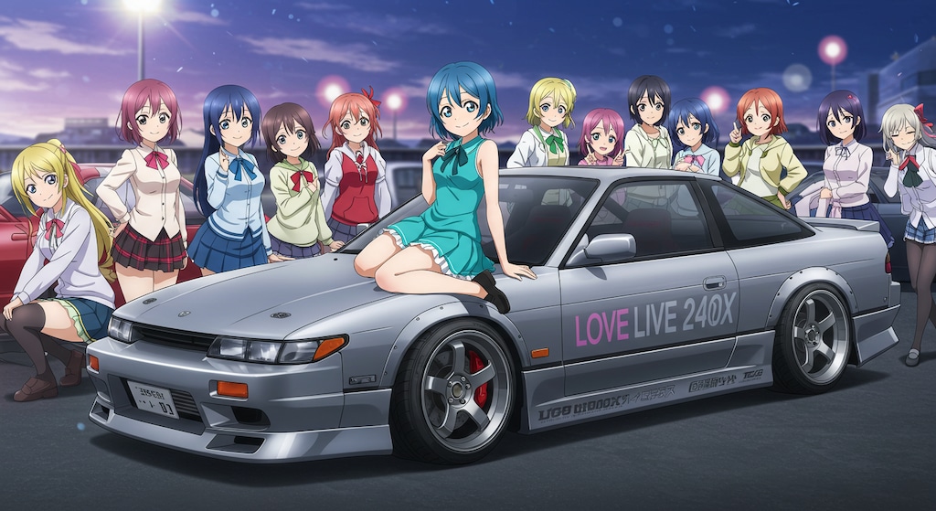 ラブライブキャラとS13シルビア