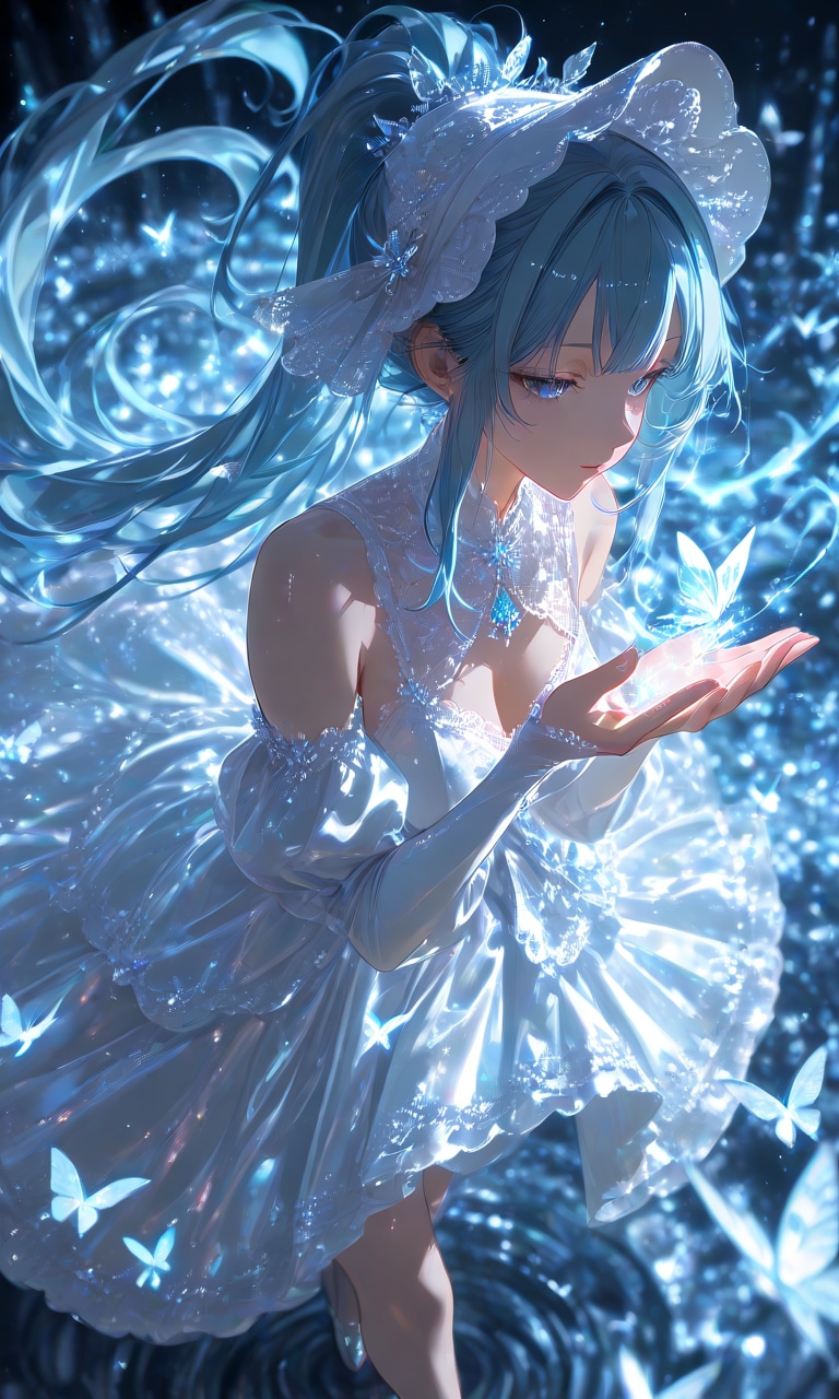 氷の森の小さな奇跡 ❄️🫧
