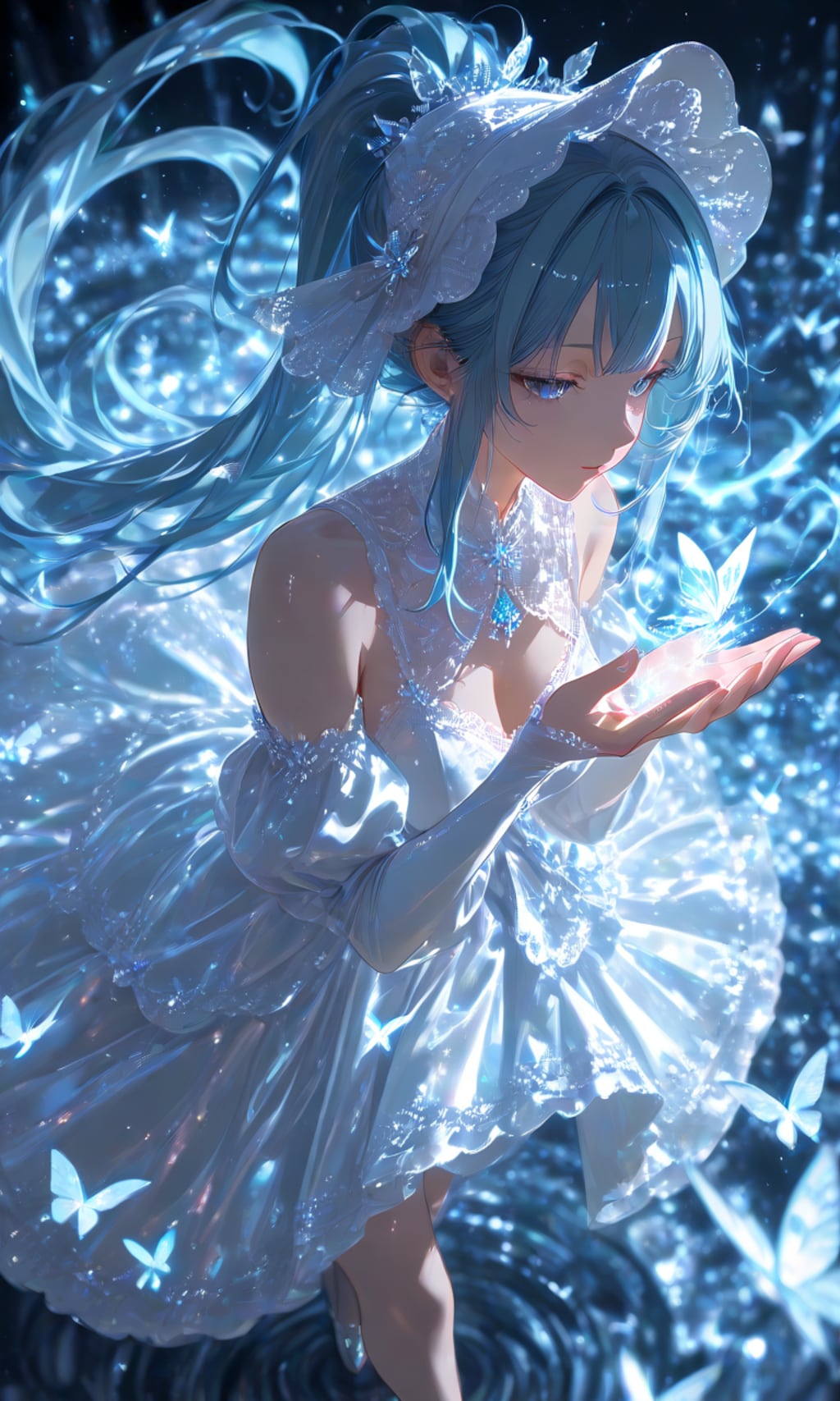 氷の森の小さな奇跡 ❄️🫧