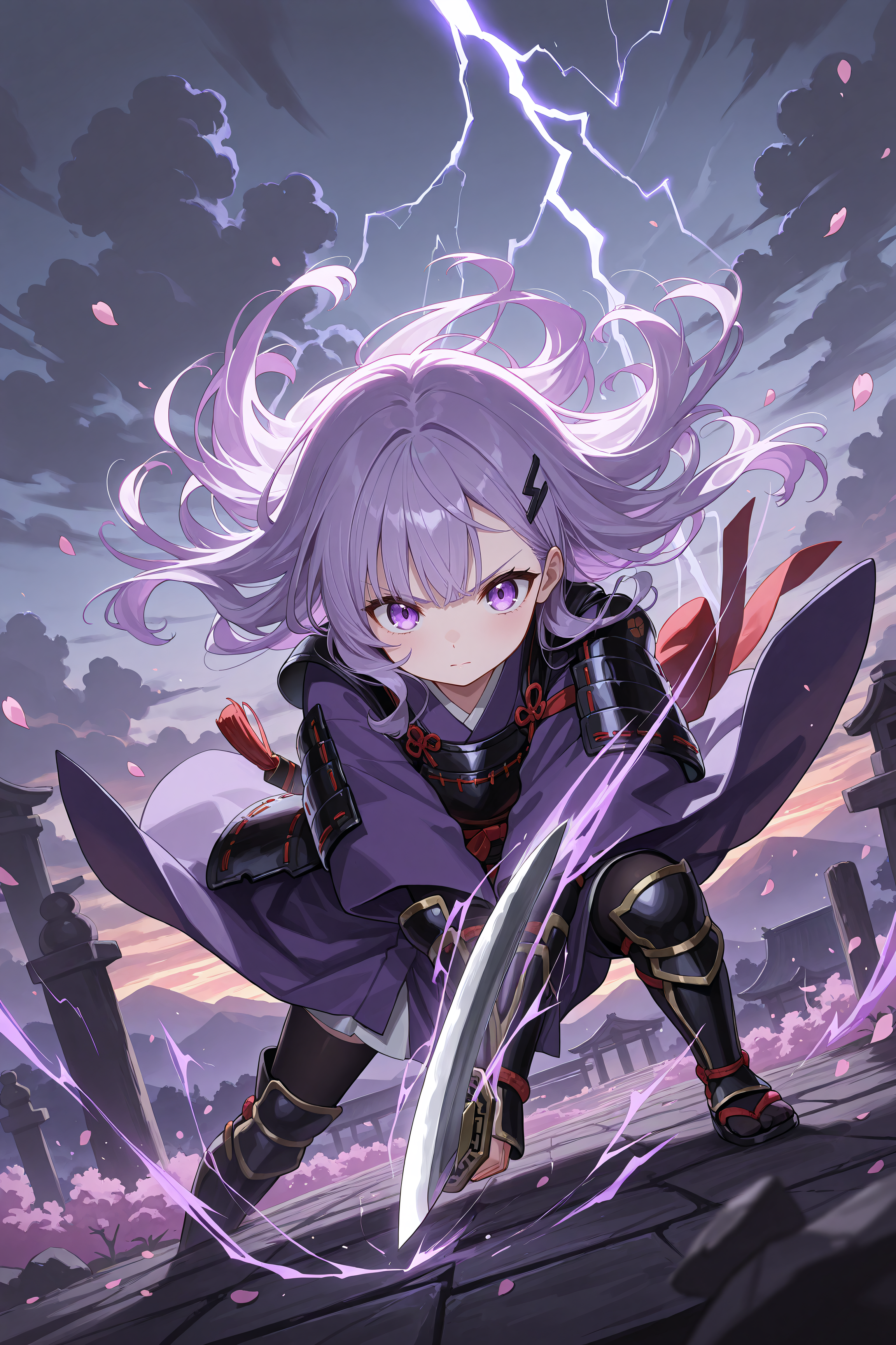 紫影の刃 | の人気AIイラスト・グラビア