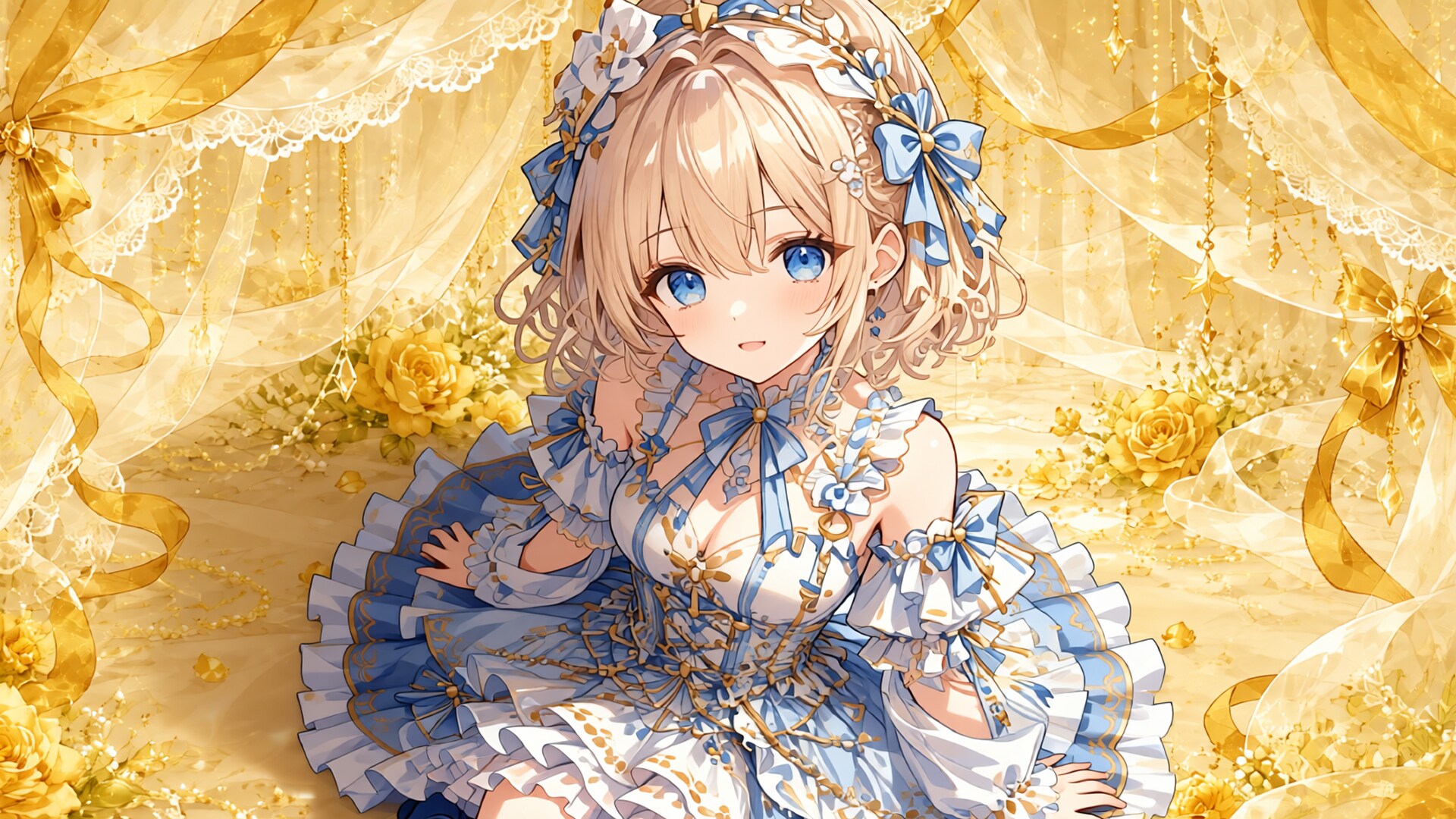 金髪少女とドレス　その12-4