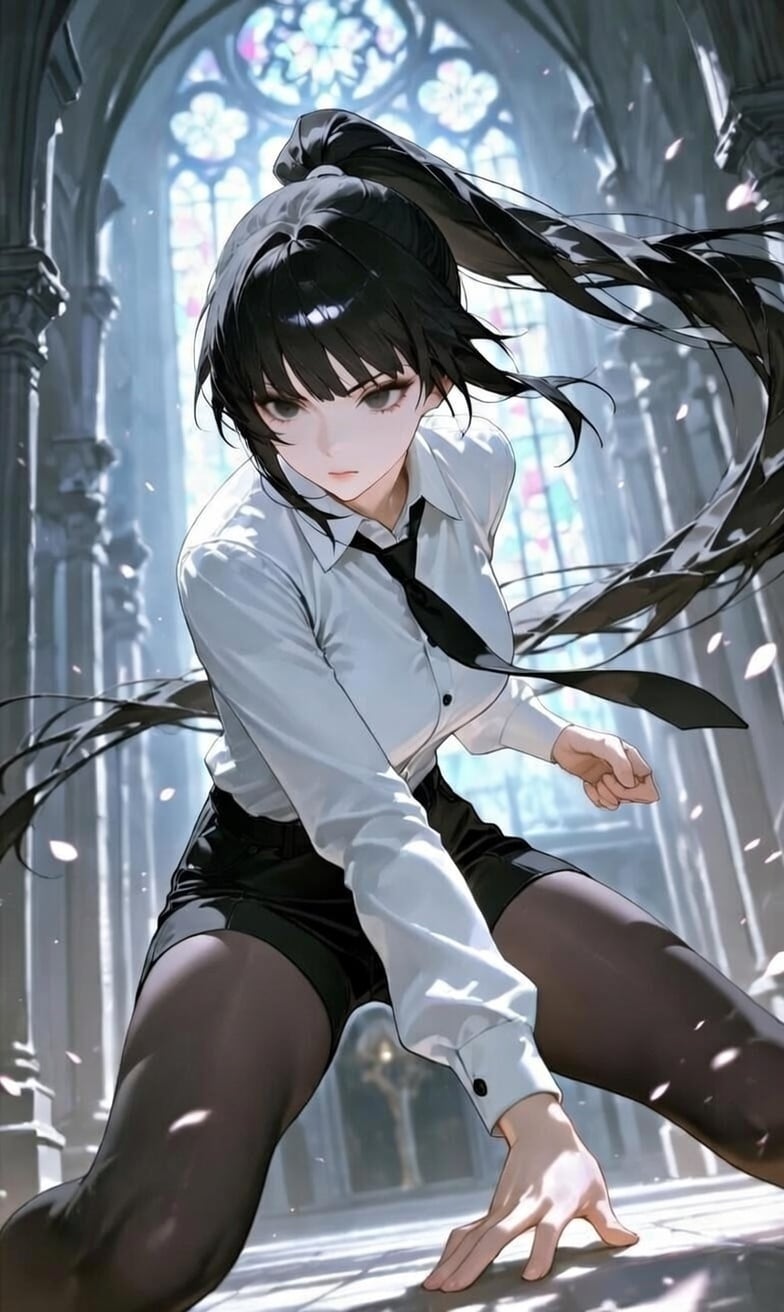 黒曜の執行者 | の人気AIイラスト・グラビア