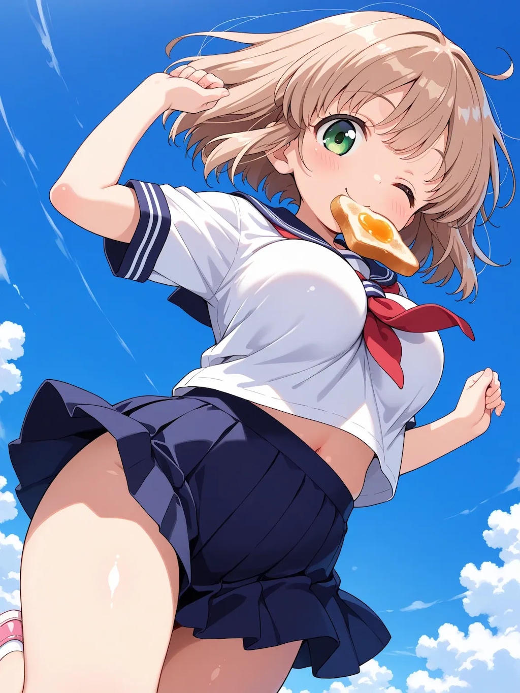 こはるちゃんのトーストランニング
