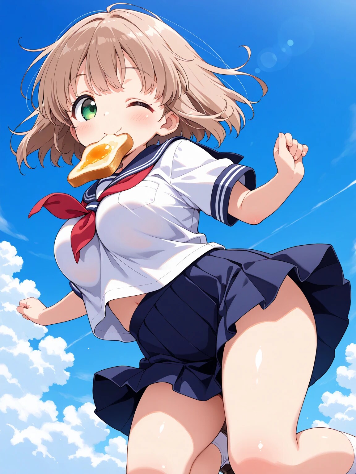 こはるちゃんのトーストランニング