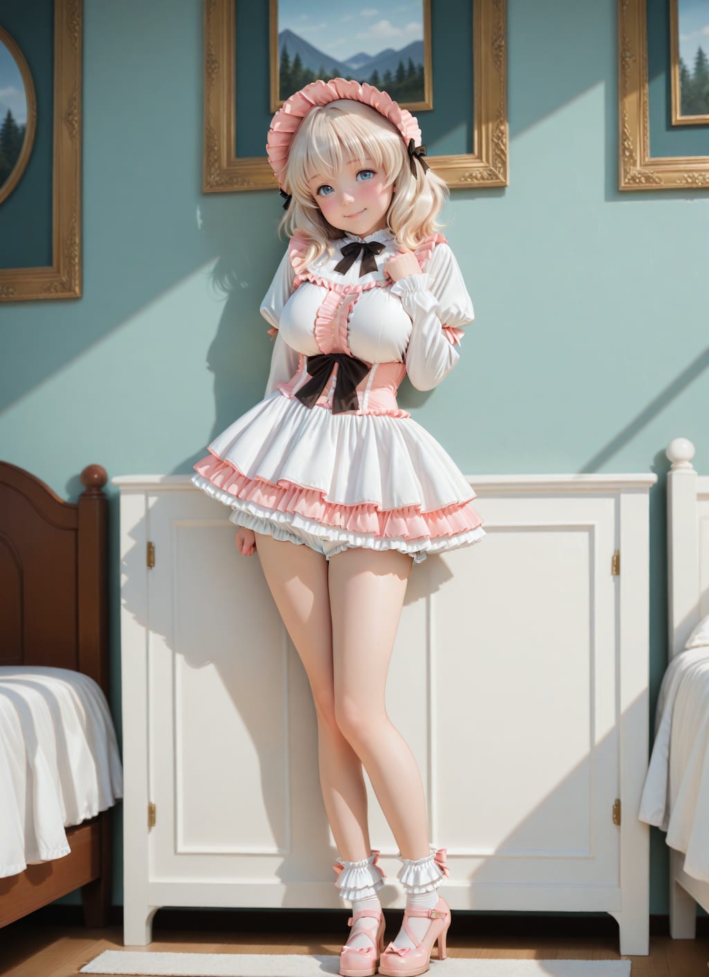 甘ロリ⁉️なおんなのこ(*^_^*)😄【model：pornmasterPro_noobV3VAE】