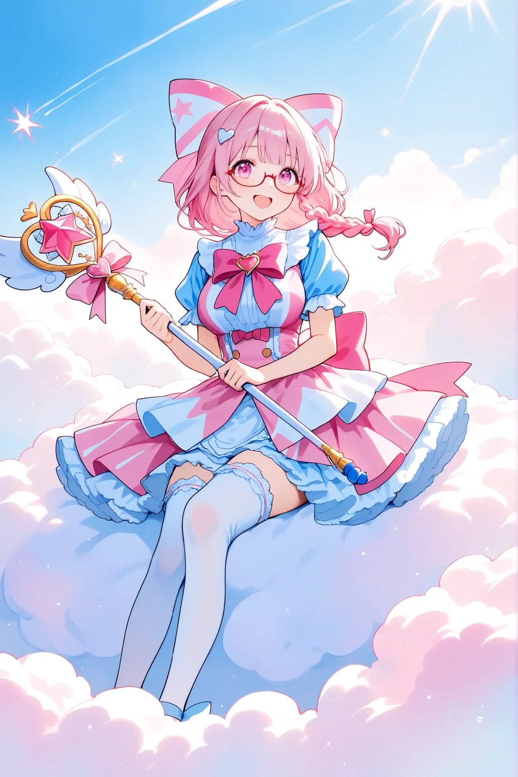 雲の上の魔法少女