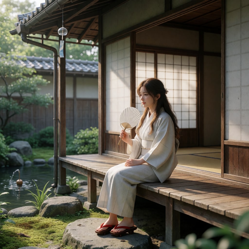 夏の縁側