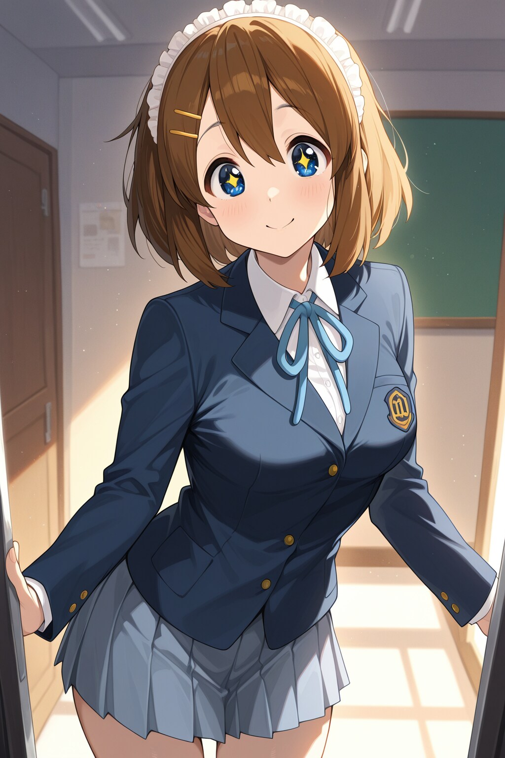 マシロちゃんに異世界の学生服着せてみた（コスプレ）