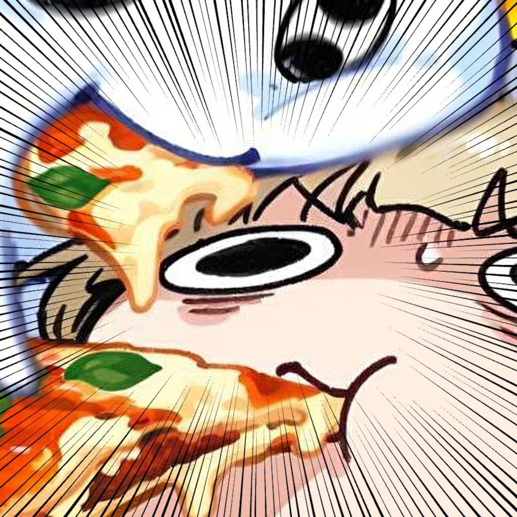 👻🍕<もう一息や、パゥアーをおピッツァに！