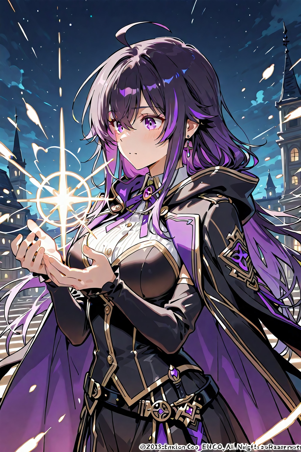 紫髪の魔女