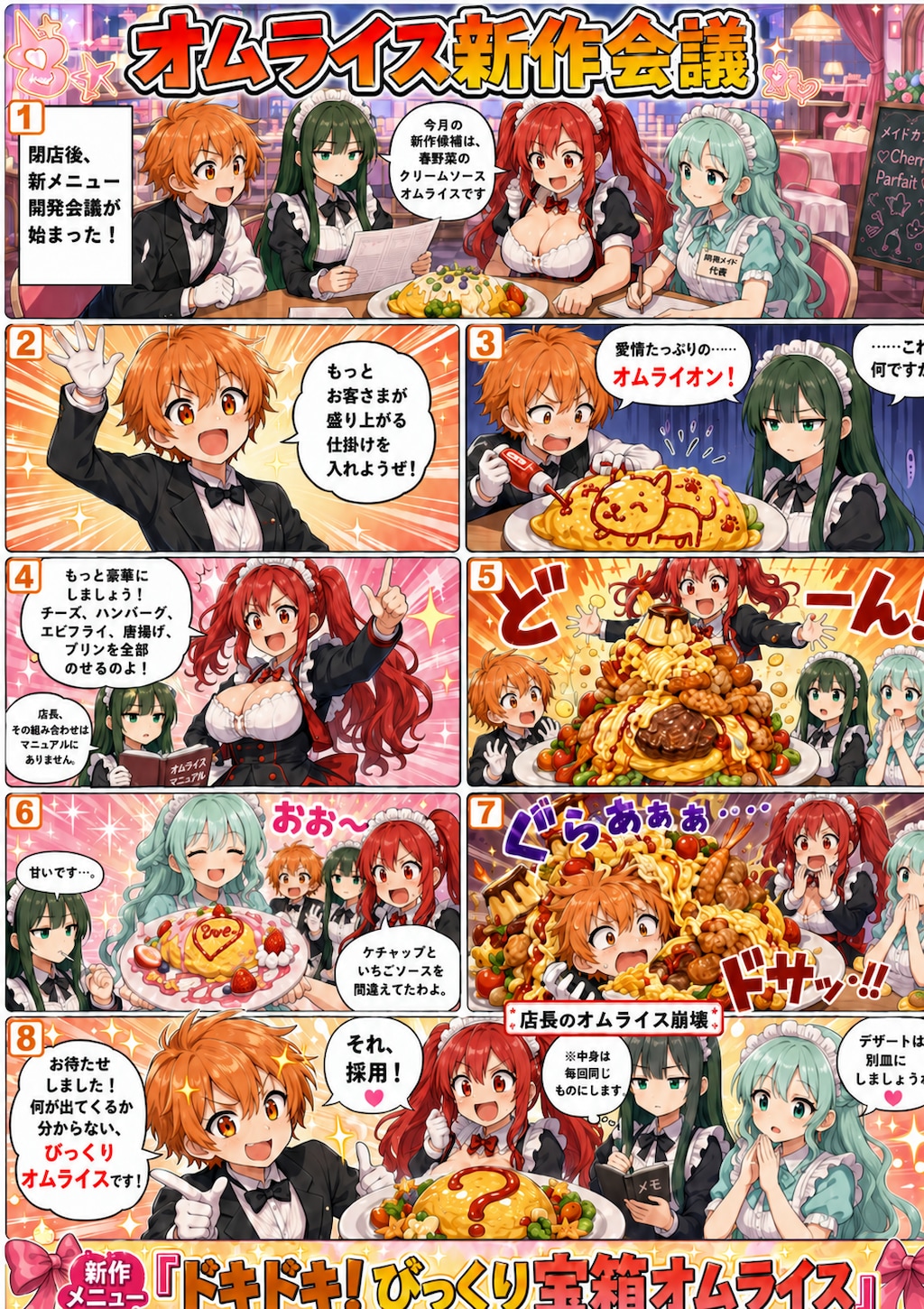 オムライス新作会議