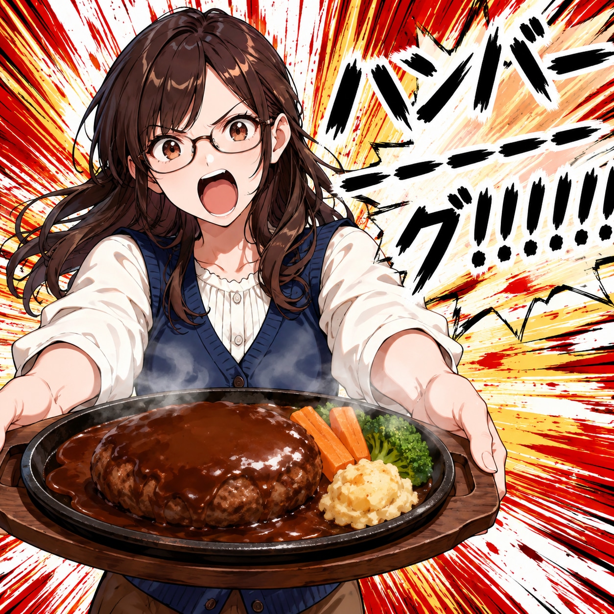 <先輩ちゃん>ハンバーグ先輩