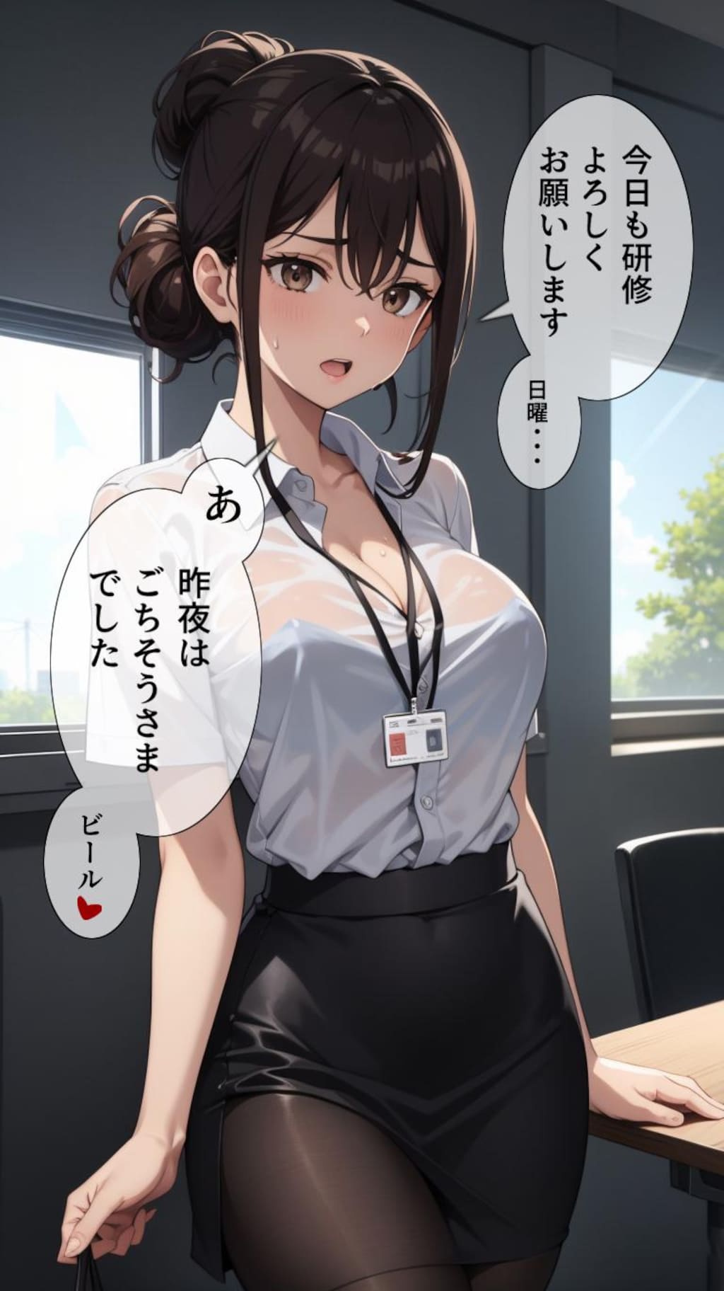 本音が漏れちゃうＯＬちゃん２【全２枚】