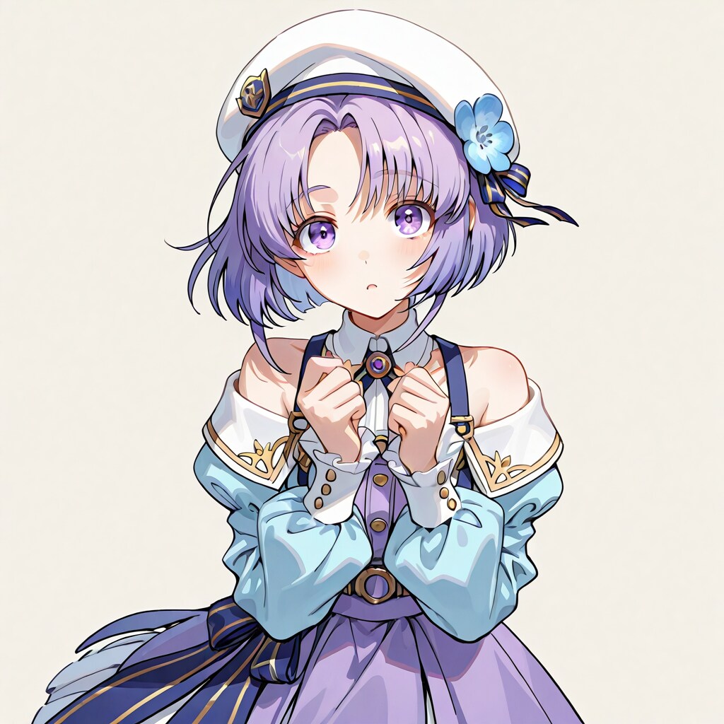紫髪の少女